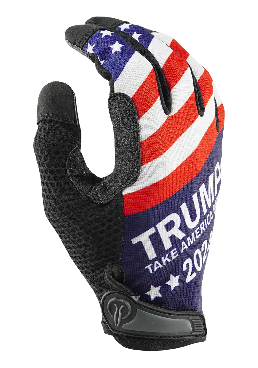 American flag dirt bike top gloves