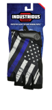 Blue Line Flag Gloves (1/2 Finger)