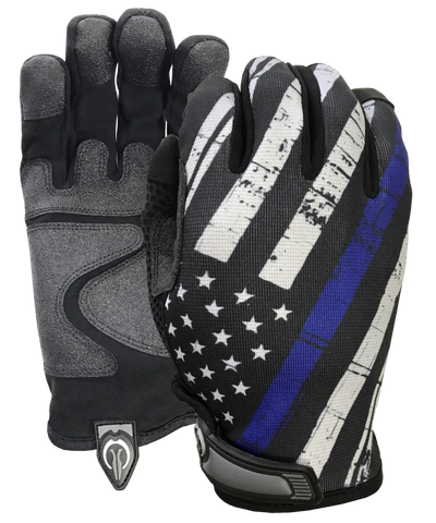 Blue Line Flag Gloves