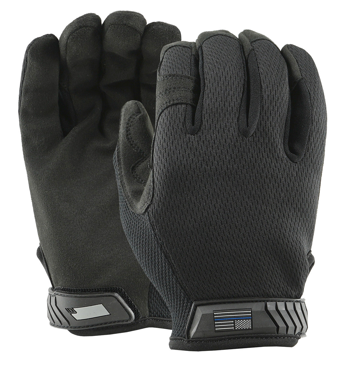 Thin Blue Line Stealth Gloves with X-Mesh Form Fit Fabric