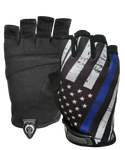 Blue Line Flag Gloves (1/2 Finger)